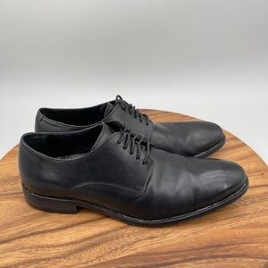 Cole Haan Benton Oxfords Mens 10.5 M Black Leather Derby Dress Shoes